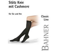 Stützstrümpfe Bahner Classic Line Stützstrumpf Knie mit Cashmere dunkelbraun 2
