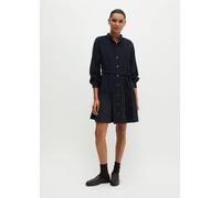 Stufenkleid flared blau 46