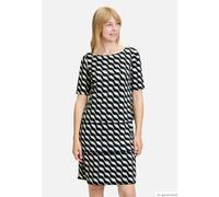 Stufenkleid kurzarm Dark Blue/Green 40