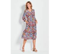 Stufenkleid mit floralem Alloverdruck bunt 24