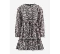 Stufenkleid mit Leo-Print Mädchen Happy Girls grau Gr. 122