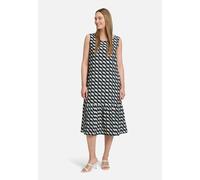 Stufenkleid weiter Ausschnitt Dark Blue/Green 42