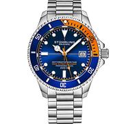 Blaue und orange Schweizer Automatik Depthmaster Heritage 42mm Diver Einheitsgröße