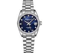 Stuhrling Original Damenuhr - Edelstahl-Mesh-Armband, Quarzwerk, analog, Perlmutt-Zifferblatt mit Datum - Elegante und lässige Damenuhren-Kollektion