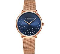 Rose Gold und Blau Symphony Quartz 38mm Einheitsgröße