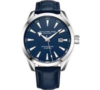 Stuhrling Original Herrenuhr Analoges Zifferblatt mit Datum - Kalbsleder-Lederband oder Edelstahlarmband, 3953 Uhren für Herren Kollektion