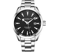 Stuhrling Original Herrenuhr Analoges Zifferblatt mit Datum - Kalbsleder-Lederband oder Edelstahlarmband, 3953 Uhren für Herren Kollektion