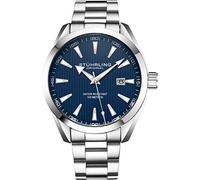 Stuhrling Original Herrenuhr Analoges Zifferblatt mit Datum - Kalbsleder-Lederband oder Edelstahlarmband, 3953 Uhren für Herren Kollektion