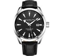 Stuhrling Original Herrenuhr Analoges Zifferblatt mit Datum - Kalbsleder-Lederband oder Edelstahlarmband, 3953 Uhren für Herren Kollektion