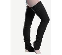 Stulpen für Ballett und Tanz (schwarz, lang (65 cm))