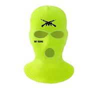 Sturmhaube, Drei Loch Skimaske, taktisches Vollgesicht, Wintermütze, Party, besondere Geschenke für Erwachsene, schwarz, Gesicht bei kaltem Wetter, verstellbar, winddicht, UV Schutz, Kapuze, gestrickt