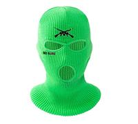 Sturmhaube, Drei Loch Skimaske, taktisches Vollgesicht, Wintermütze, Party, besondere Geschenke für Erwachsene, schwarz, Gesicht bei kaltem Wetter, verstellbar, winddicht, UV Schutz, Kapuze, gestrickt