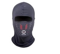 Sturmhaube Gesichtsmaske kaltes Wetter - Winddichte Thermogesichtsbedeckung - Fleece Hals Winter Kopfbedeckung Männer - Warm Wasserdicht Cagoule Ski Frauen, Schwarz, Einheitsgröße-L