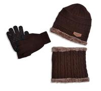 Sturmhaube Merino Balaclava Strick Strickmützen Kapuzenschal Ski Schal Damen WinterMütze Mütze Schal Handschuhe Set Herren 3-in-1-Mütze Gesichtsmaske und Buff Schlauchschal Schnabelmaske