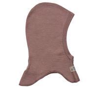 Sturmhaube Wolle Seide mauve 110/116