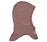 Sturmhaube Wolle Seide mauve 98/104