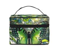 STVYUKL Make-up-Tasche für Damen, Libellen-Modus, wasserdicht, tragbar, Reise-Kosmetiktasche, großes Fassungsvermögen, Kulturbeutel, Tragegriff oben, Reißverschluss, Make-up-Organizer