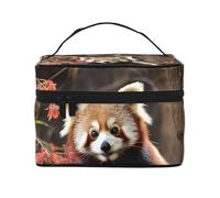 STVYUKL Make-up-Tasche für Damen, wasserdicht, tragbar, Reise-Kosmetiktasche, großes Fassungsvermögen, Kulturbeutel mit Tragegriff oben, Reißverschluss, Make-up-Organizer