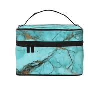 STVYUKL Make-up-Tasche für Damen, wasserdicht, tragbar, Reise-Kosmetiktasche, großes Fassungsvermögen, Kulturbeutel, Griff oben, Reißverschluss, Make-up-Organizer