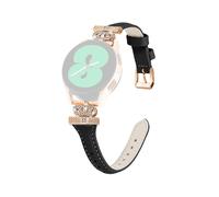 (Style A Huami Amazfit Cheetah ,Black)For Huami Amazfit Cheetah Pro Rose Gold Buckle 20mm Watch Band Crown-shape Connector Strap