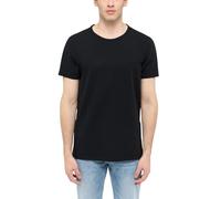 MUSTANG T-Shirts Herren Slim Fit Kurzarm Rundhals Baumwolle schwarz, 4XL