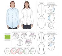 Style Arc Schnittmuster - Clayton gewebtes Hemd-Set (Größen 38-50)