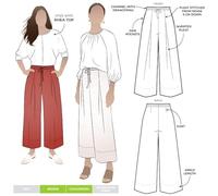 Style Arc Schnittmuster - gewebte Hose in Mailand (Größen 46-30)