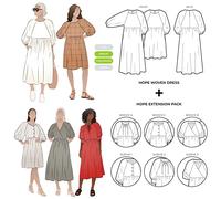 Style Arc Schnittmuster - Hope gewebtes Kleid plus Erweiterungspaket (Größen 10-22)