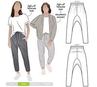 Style Arc Schnittmuster - Palermo-Strickhose (Größen 46-30)