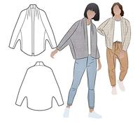Style Arc Schnittmuster - Palermo Strickjacke (Größen 04-16)