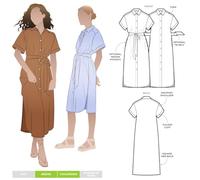 Style Arc Schnittmuster - Palmer gewebtes Kleid (Größen 04-16)