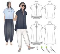 Style Arc Schnittmuster Teddy Designer Top