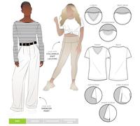Style Arc Schnittmuster - The Ellis Knit T (Größen 04-16)