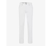 Brax Herren Five-Pocket-Hose Style CADIZ WHITE, denim weiß, Gr. 34/34