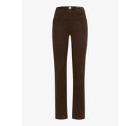 Brax Damen Five-Pocket-Hose Style CAROLA DARK CHOCOLATE, dunkelbraun, Gr. 42L