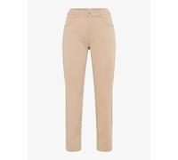 Brax Damen Five-Pocket-Hose Style CAROLA S ALMOND, Beige, Gr. 42