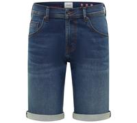Slim-fit-Jeans MUSTANG "Herren Style Chicago Shorts Z", Damen, Gr. 31, 723 mittelblau, Denim/Jeans, 83% Baumwolle, 16% Polyester, 1% Elasthan, unifarben, slim fit, Jeans Slim-fit-Jeans (11266200-31) 7