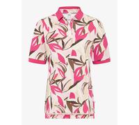 Brax Fashion Poloshirt Style CLEO S Damen 97% Baumwolle/3% Elasthan Raspberry Sorbet Größe 48