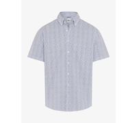 Brax Herren Hemd Style DAN cove, Blau, Gr. S