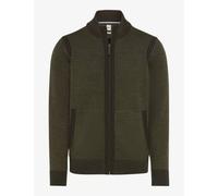 BRAX Strickjacke JAKE olive | XXXL