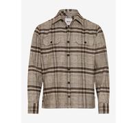 Brax Herren Hemd Style KAY chocolate, dunkelbraun, Gr. L