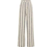 Mustang Wide Leg Pants aus Viskose-Mix mit Kordelzug Modell 'LACEY' in Offwhite, Größe 36