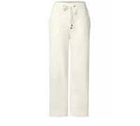 Street One Damen Straight Leg Hose im Casual Fit mit Turn-Up