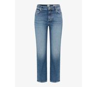 5-Pocket-Jeans BRAX "Style MADISON S", Damen, Gr. 42K (21), Kurzgrößen, blau, Denim/Jeans, 92% Baumwolle, 8% Elastomultiester, Jeans 5-Pocket-Jeans (17676346-21) blau