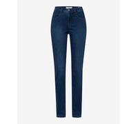5-Pocket-Jeans BRAX "Style MARY", Damen, Gr. 40K (20), Kurzgrößen, blau, Denim/Jeans, 96% Baumwolle, 4% Elasthan, regular fit, Jeans 5-Pocket-Jeans (61421847-20) blau