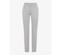 Brax Damen Five-Pocket-Hose Style MARY LIGHT GREY, hellgrau, Gr. 46K