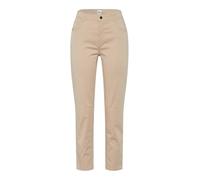 5-Pocket-Hose BRAX "Style MARY S", Damen, Gr. 44, Normalgrößen, beige, 78% Baumwolle, 19% Lyocell, 3% Elasthan, Hosen (88141055-44) beige