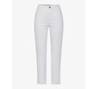 Brax Damen Five-Pocket-Hose Style MARY SWHITE, weiß, Gr. 38