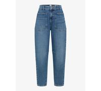 5-Pocket-Jeans BRAX "Style MEGAN S", Damen, Gr. 40, Normalgrößen, blau (hellblau), Denim/Jeans, 92% Baumwolle, 8% Elastomultiester, Jeans 5-Pocket-Jeans (67012002-40) hellblau