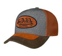 Style Mix Oval Patch Cap by Von Dutch grau-braun One Size